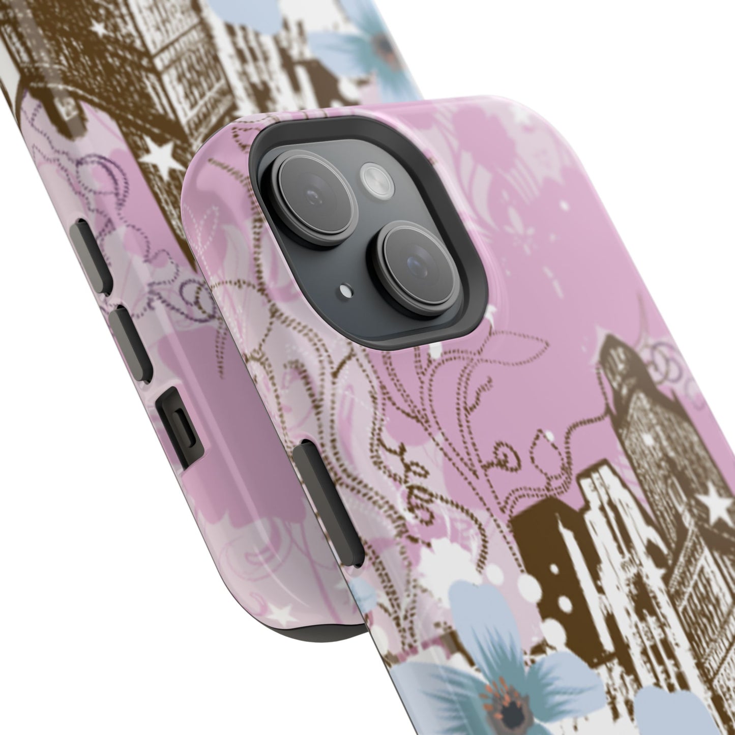 Purple City Tough iPhone Case