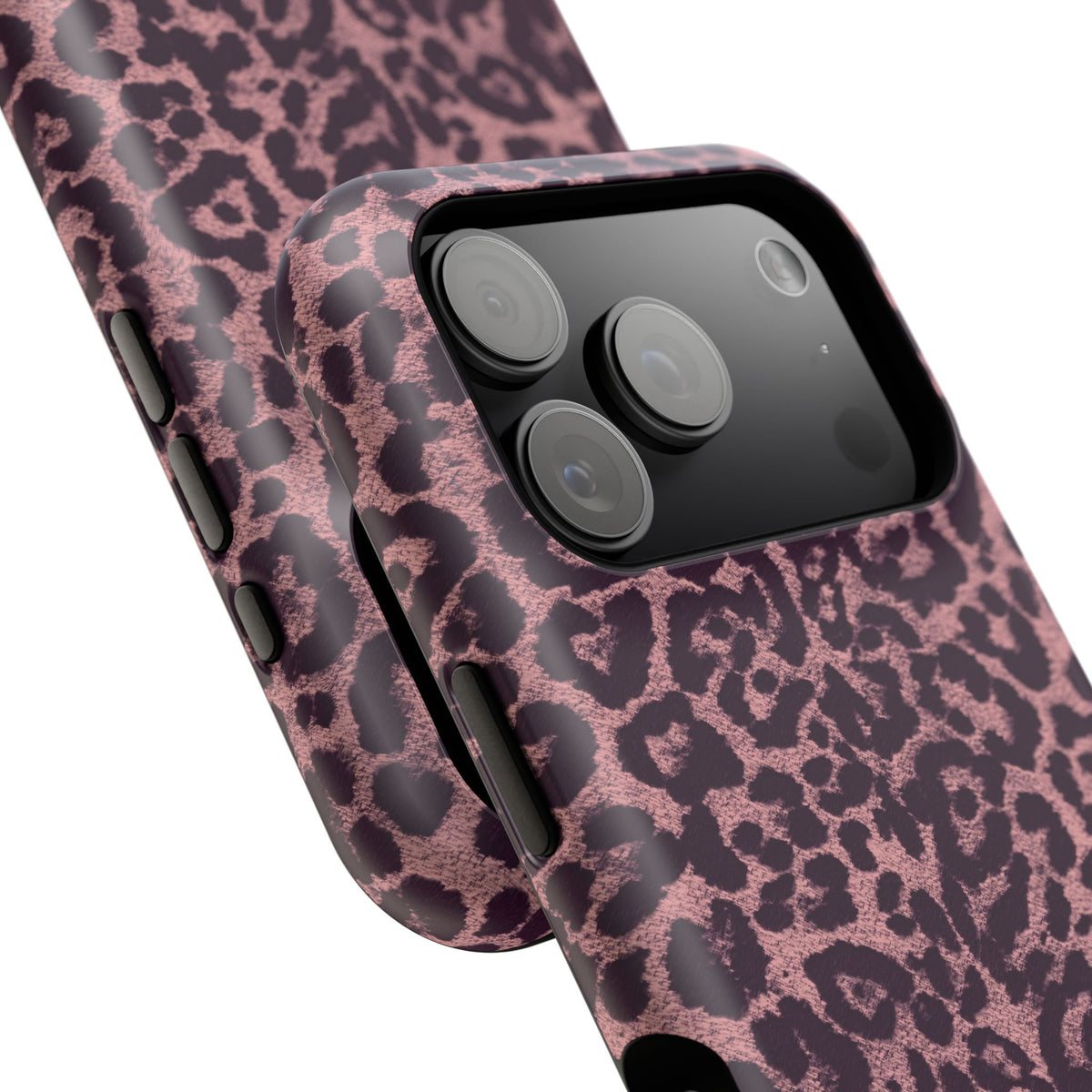 Purple Leopard MagSafe Tough iPhone Case