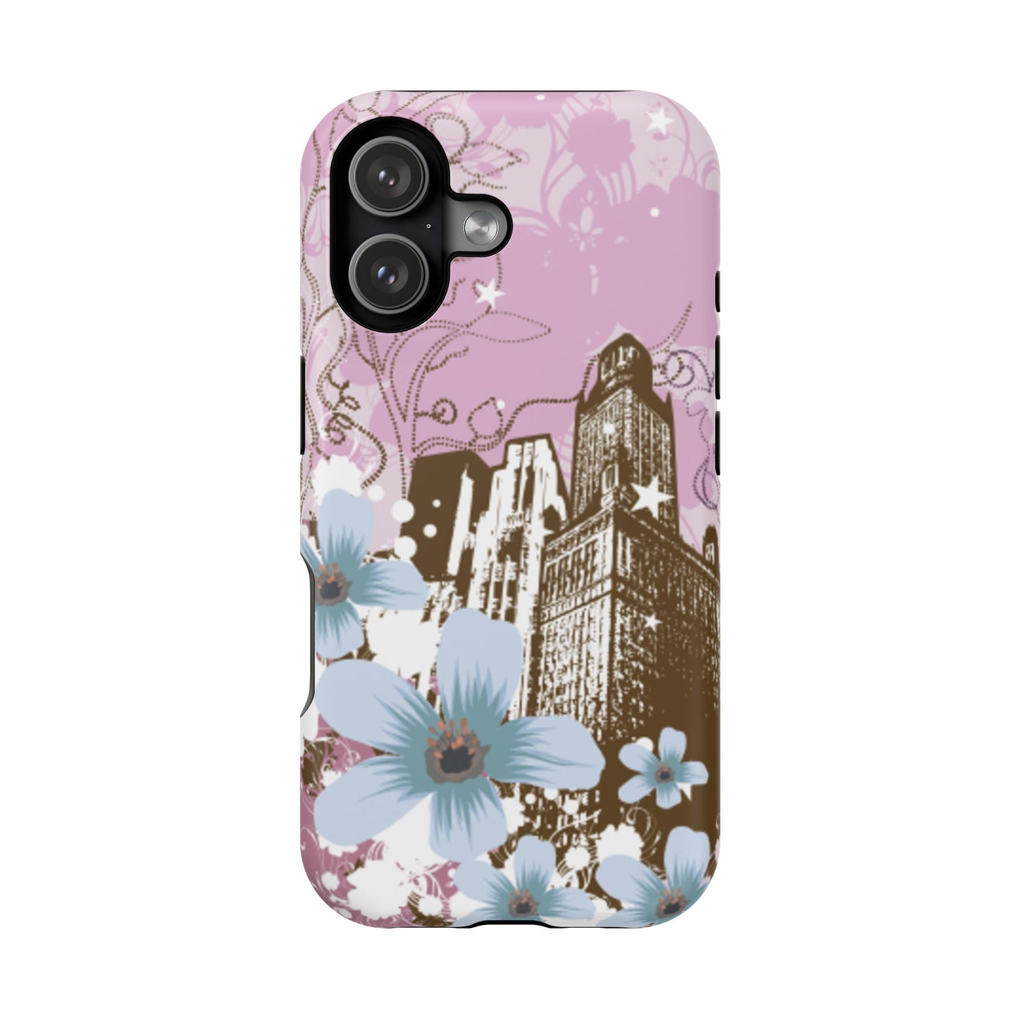 Purple City Tough iPhone Case