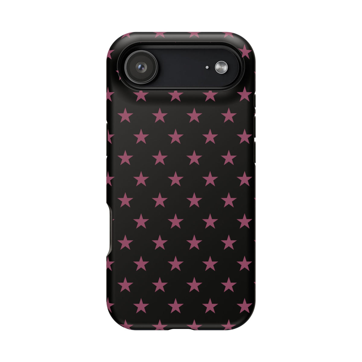 Burgundy Stars MagSafe Tough iPhone Case