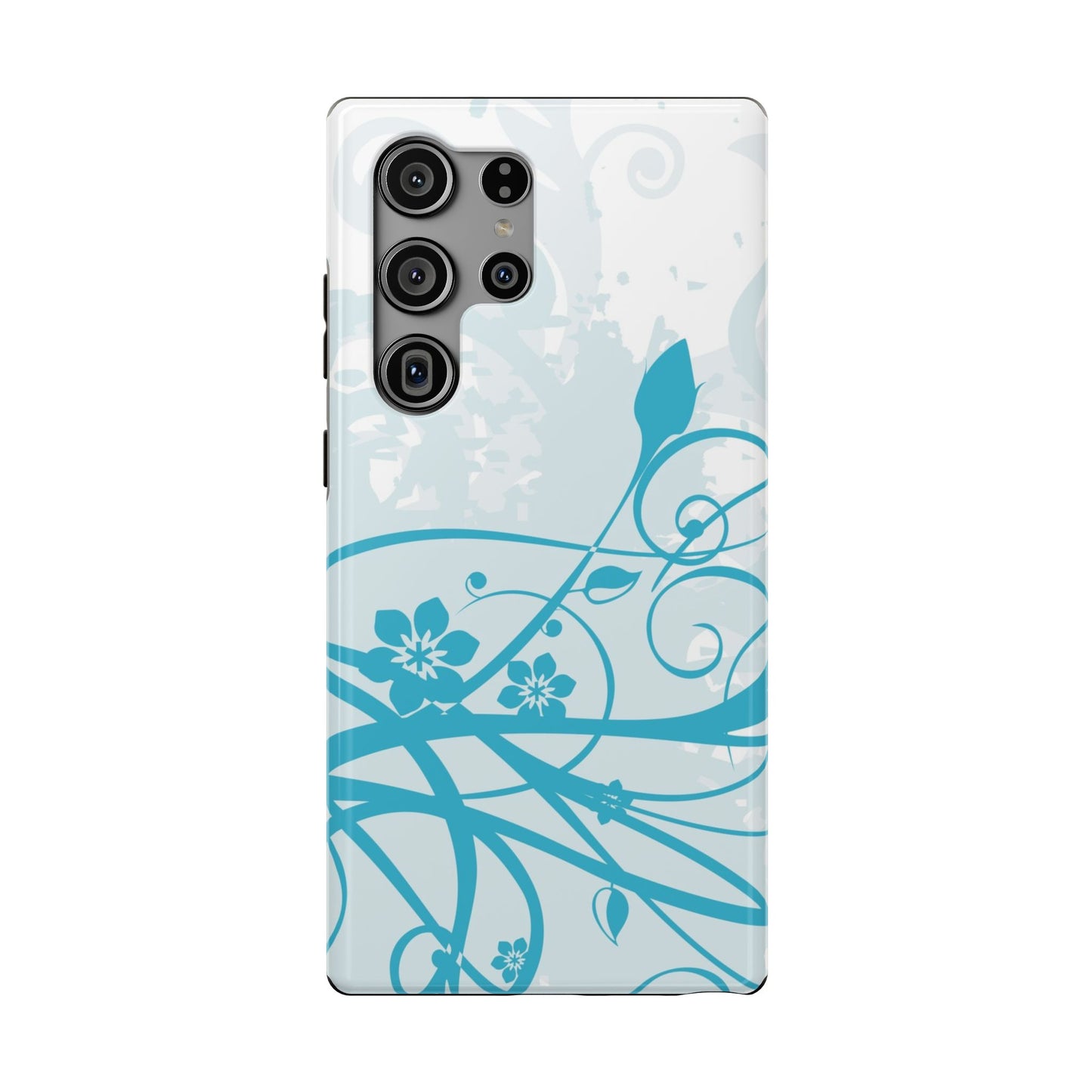 Blue Bloom Tough Samsung Case