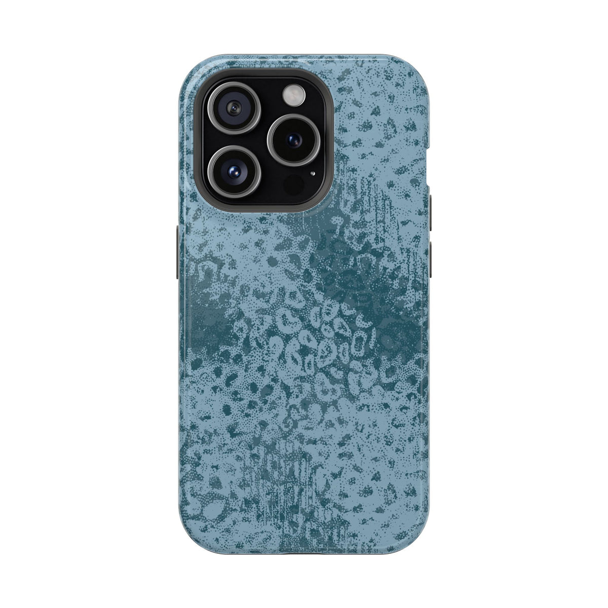 Blue Leopard MagSafe Tough iPhone Case