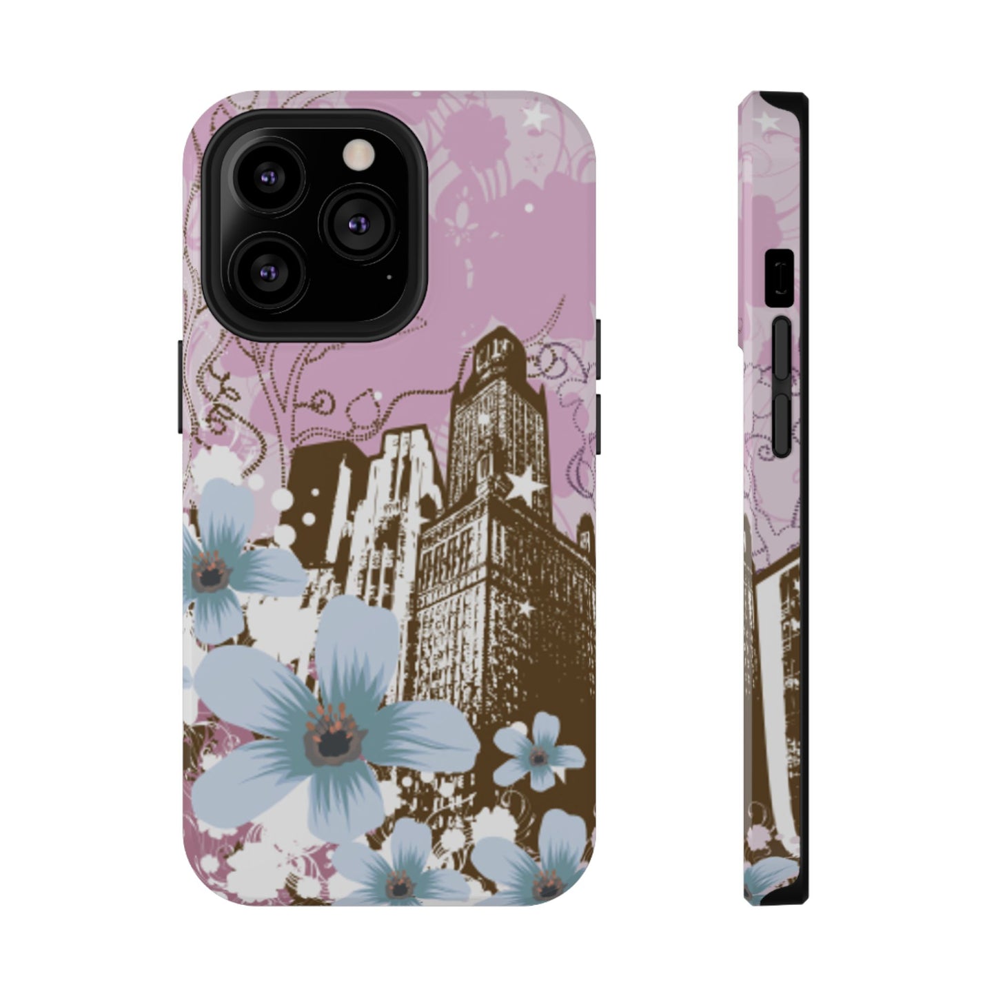 Purple City Tough iPhone Case