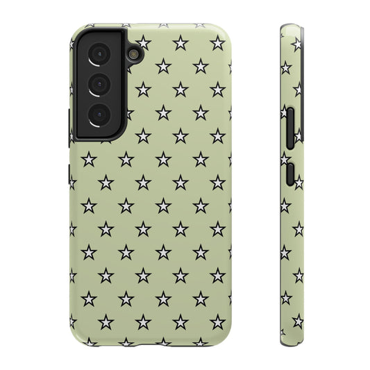 Green Stardust Tough Samsung Case