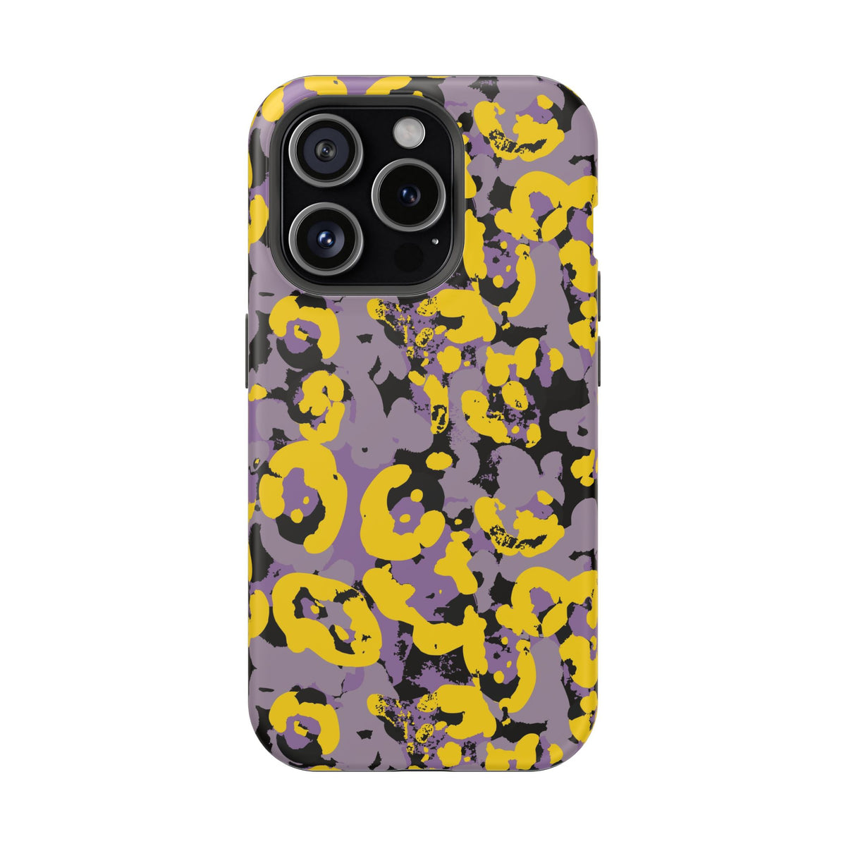 Yellow Leopard MagSafe Tough iPhone Case