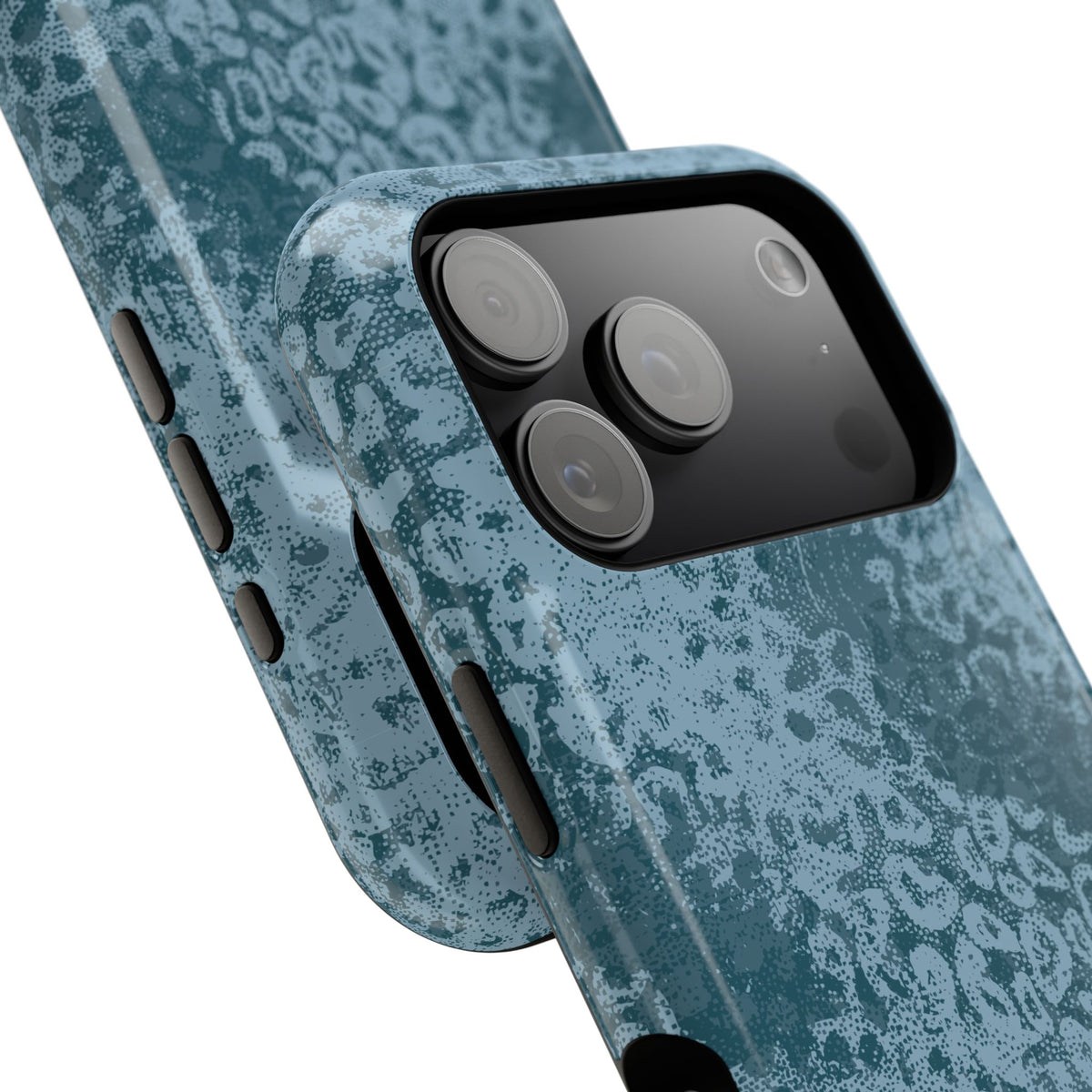 Blue Leopard MagSafe Tough iPhone Case