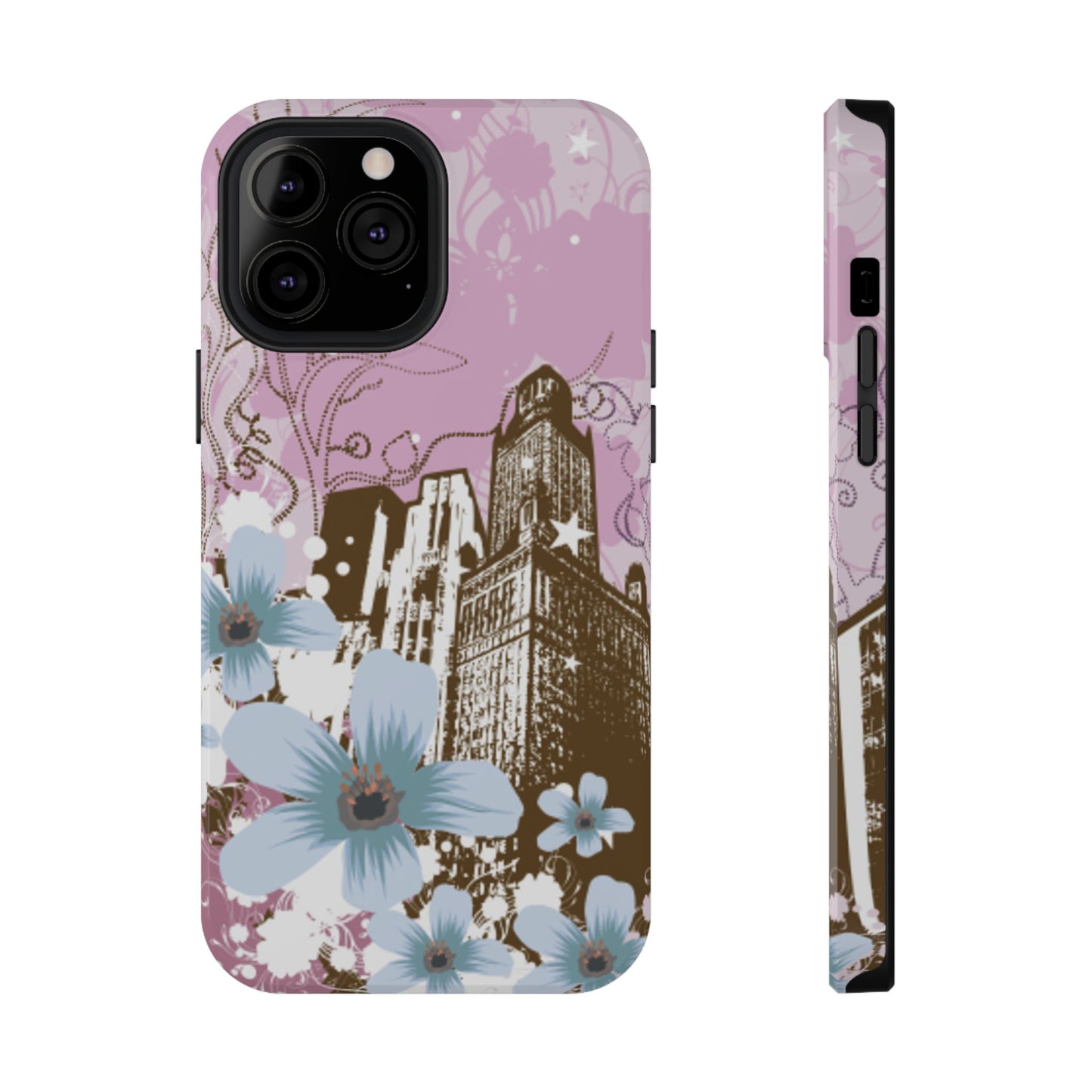 Purple City Tough iPhone Case