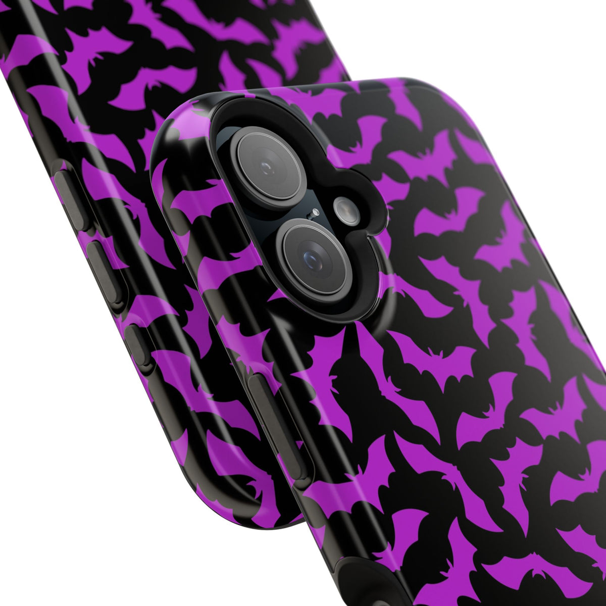 Purple Bats MagSafe Tough iPhone Case