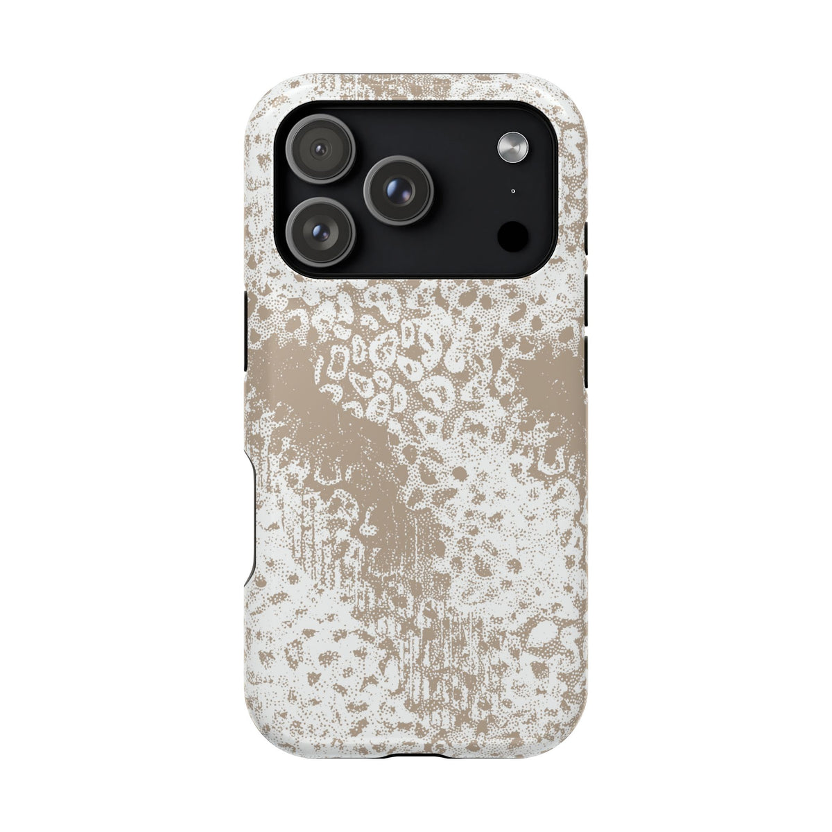 White Leopard MagSafe Tough iPhone Case
