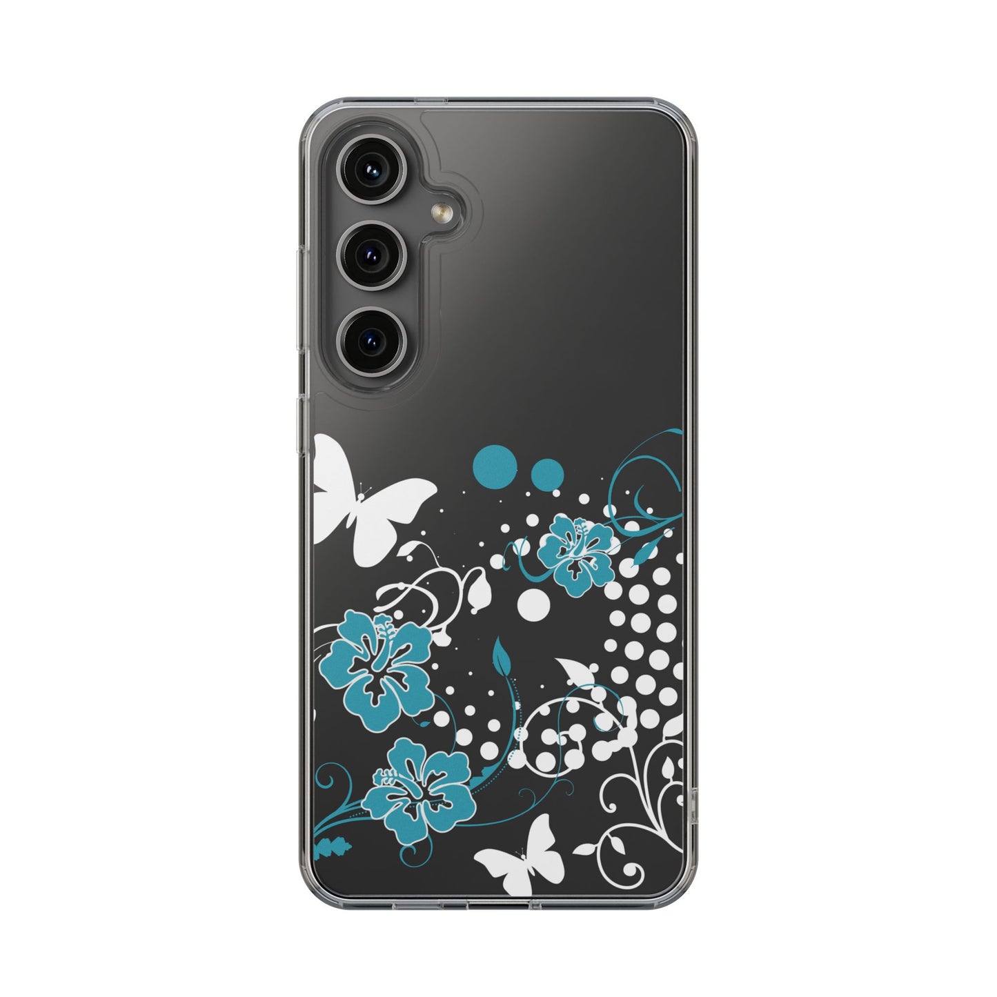 Ocean Bloom Clear Phone Case