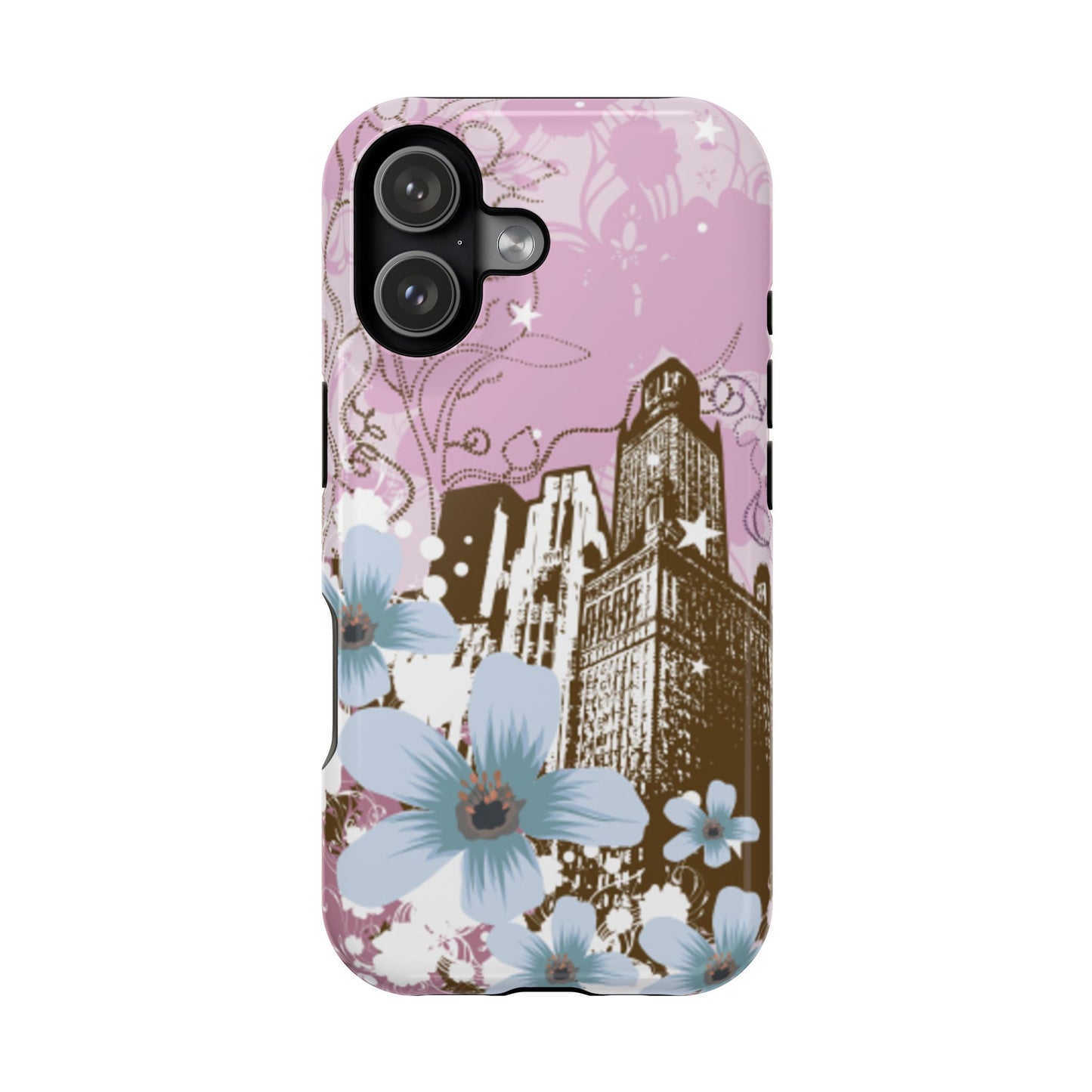 Purple City Tough iPhone Case