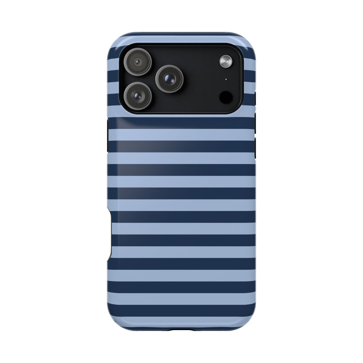 Blue Stripes MagSafe Tough iPhone Case