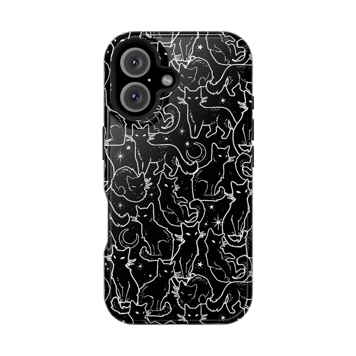 Black Cats MagSafe Tough iPhone Case