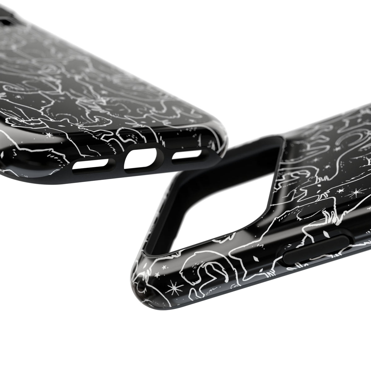 Black Cats MagSafe Tough iPhone Case