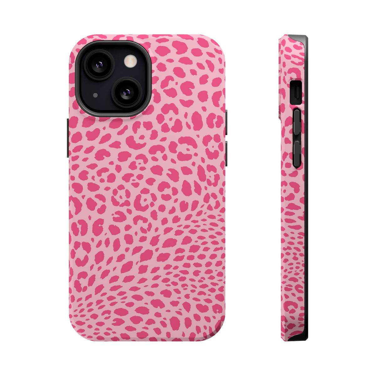 Light Pink Leopard MagSafe Tough iPhone Case