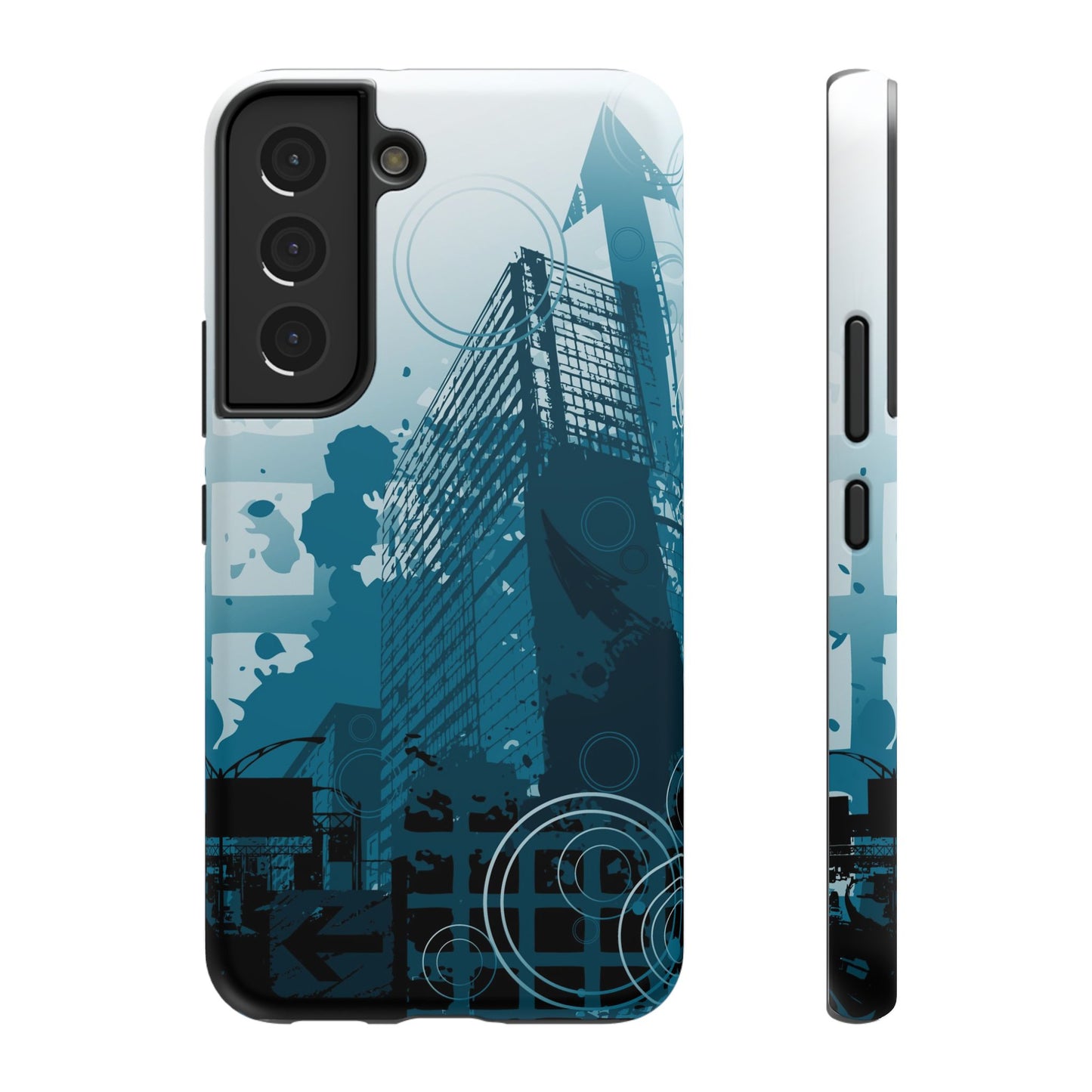 City Blue Tough Samsung Case