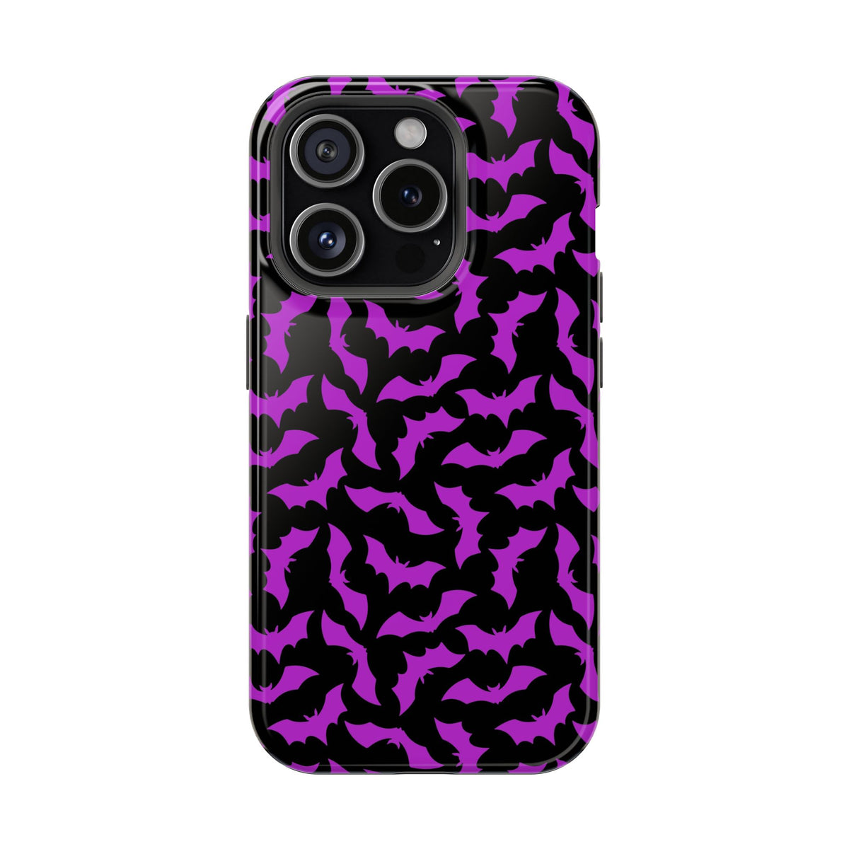 Purple Bats MagSafe Tough iPhone Case