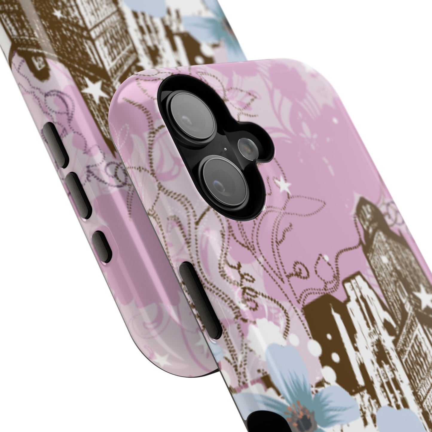 Purple City Tough iPhone Case
