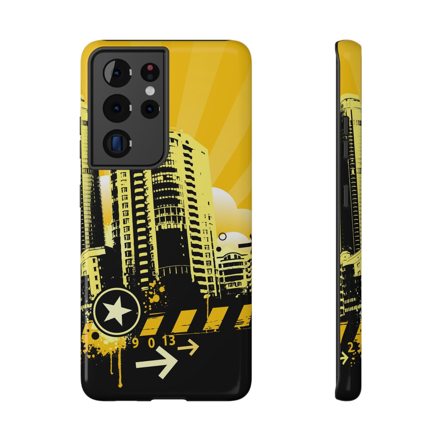 Yellow City Tough Samsung Case