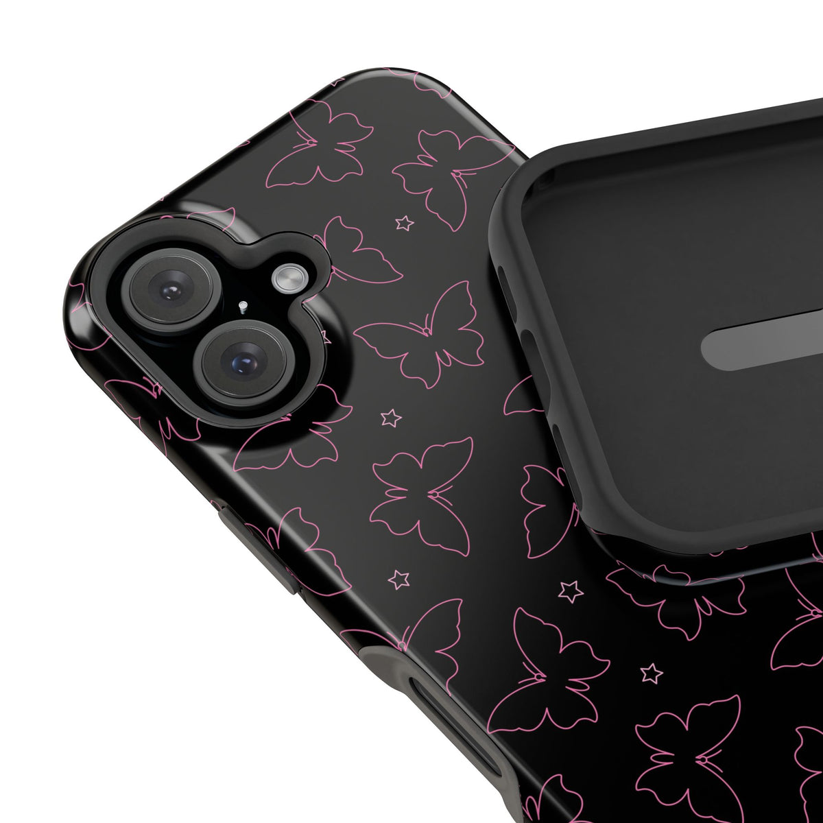 Midnight Flutter MagSafe Tough iPhone Case