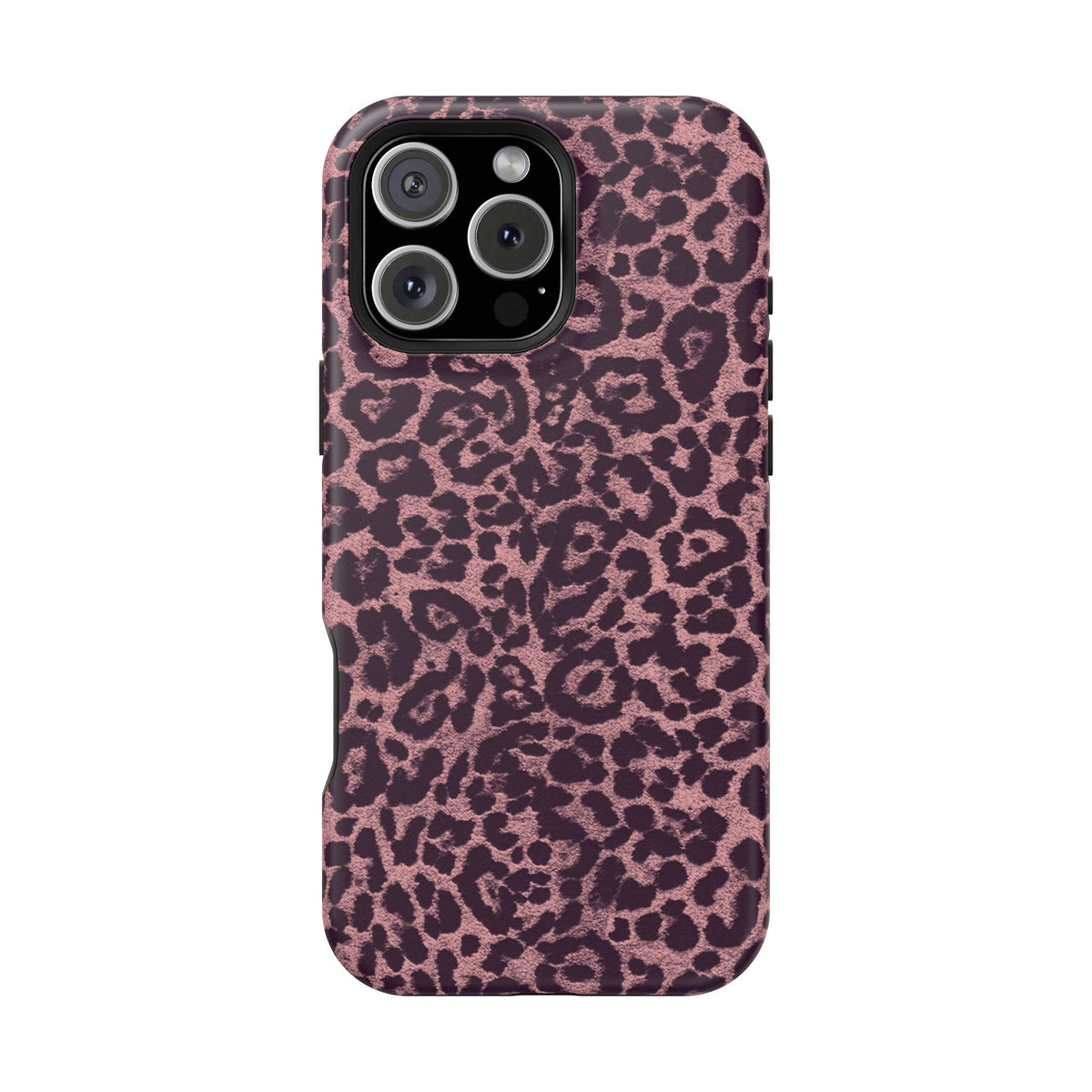 Purple Leopard MagSafe Tough iPhone Case