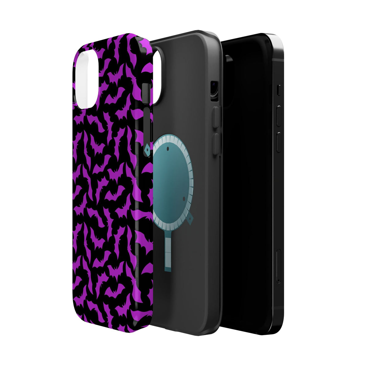 Purple Bats MagSafe Tough iPhone Case