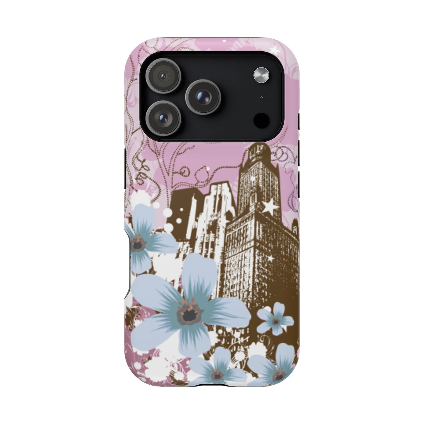 Purple City Tough iPhone Case