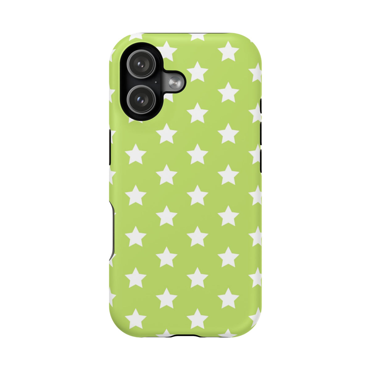 Green Stars MagSafe Tough iPhone Case
