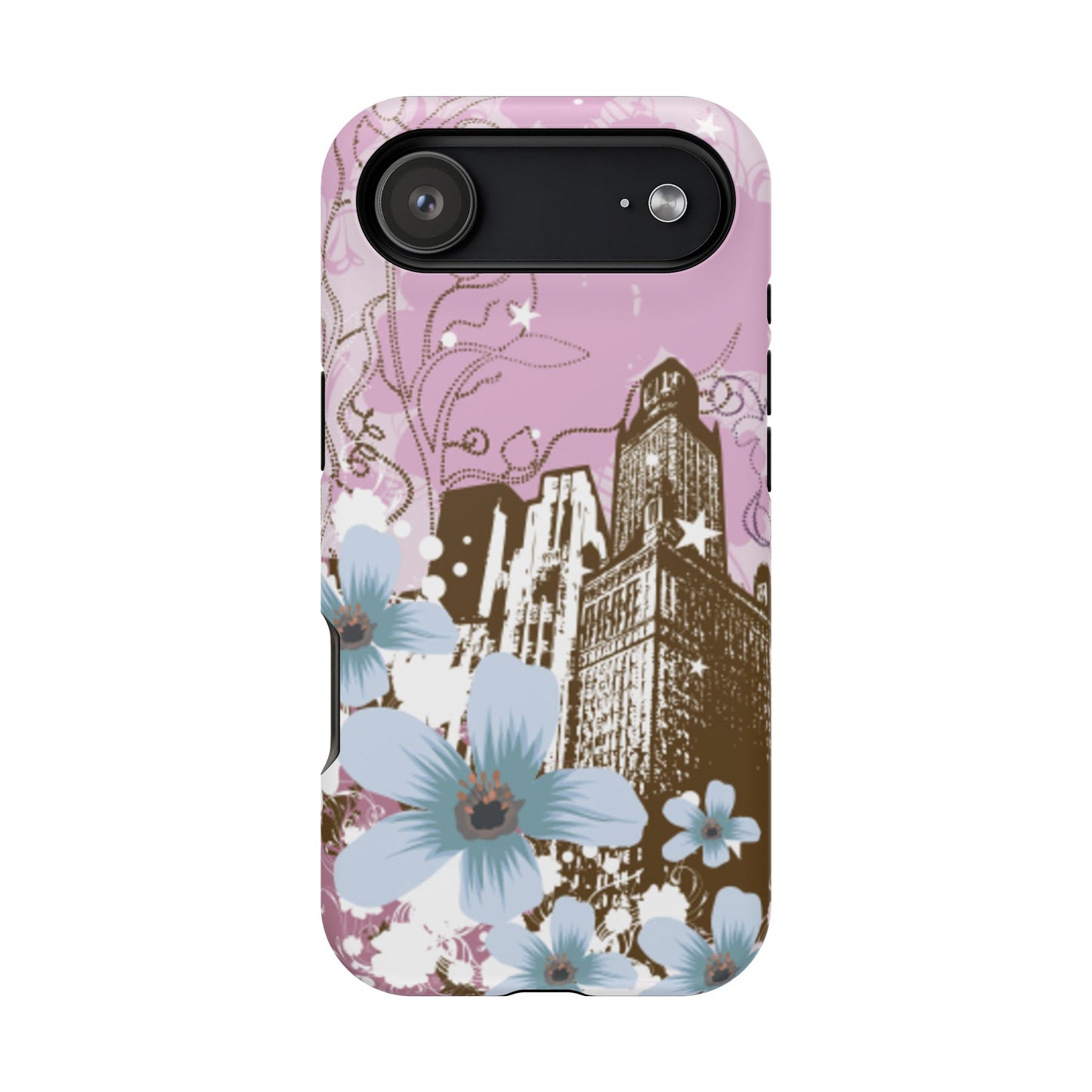 Purple City Tough iPhone Case
