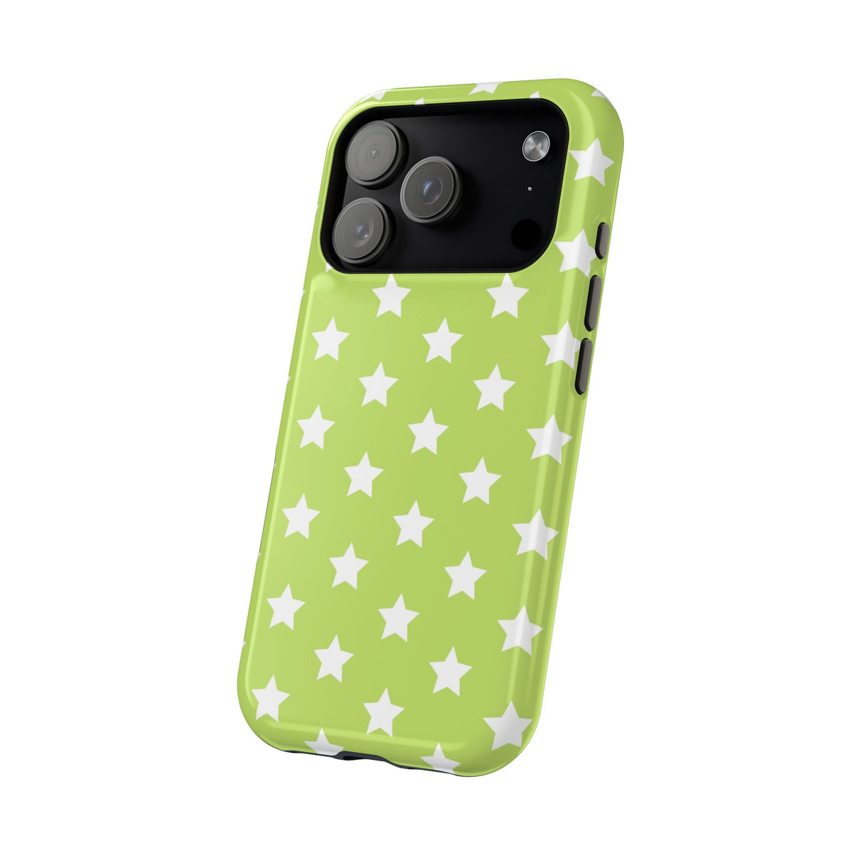 Green Stars MagSafe Tough iPhone Case