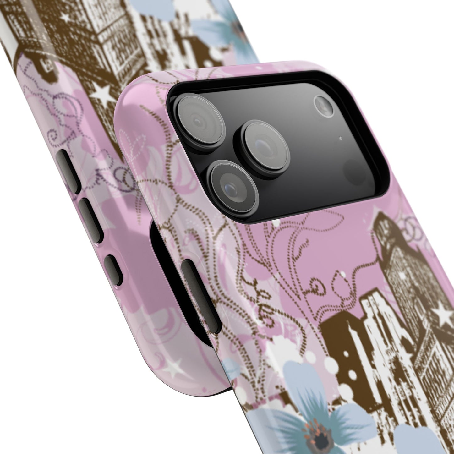 Purple City Tough iPhone Case