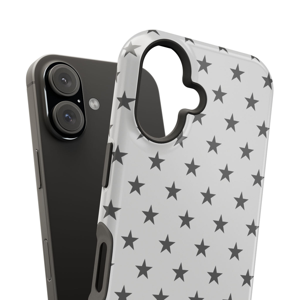 Grey Stars MagSafe Tough iPhone Case