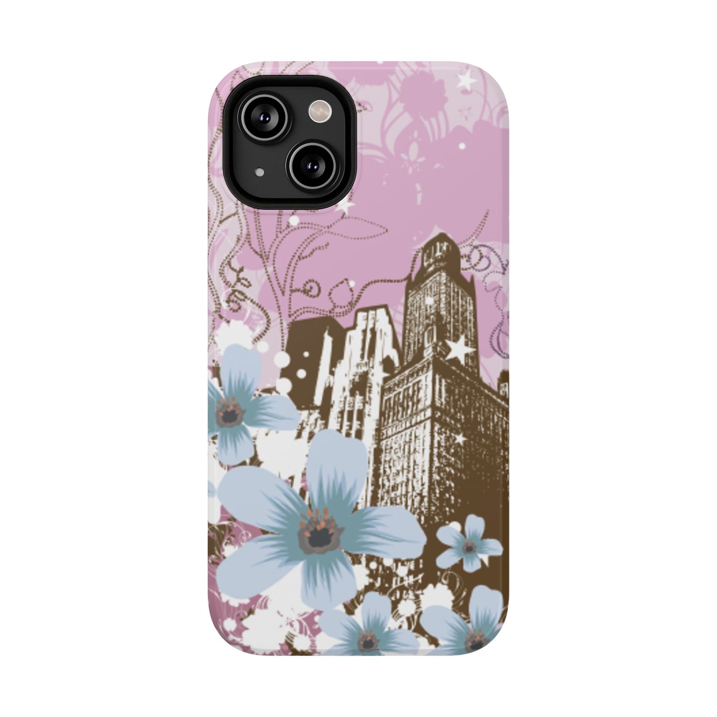 Purple City Tough iPhone Case