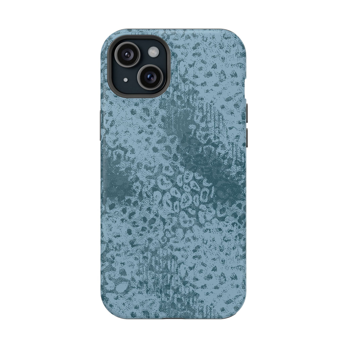 Blue Leopard MagSafe Tough iPhone Case