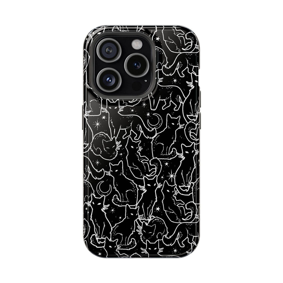 Black Cats MagSafe Tough iPhone Case