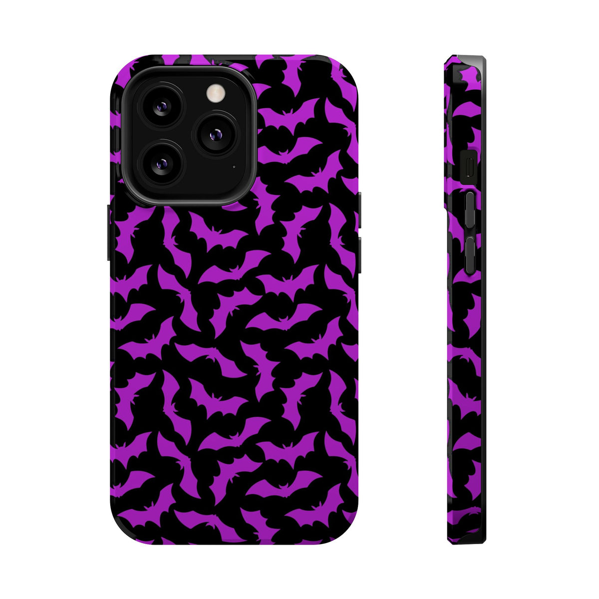 Purple Bats MagSafe Tough iPhone Case