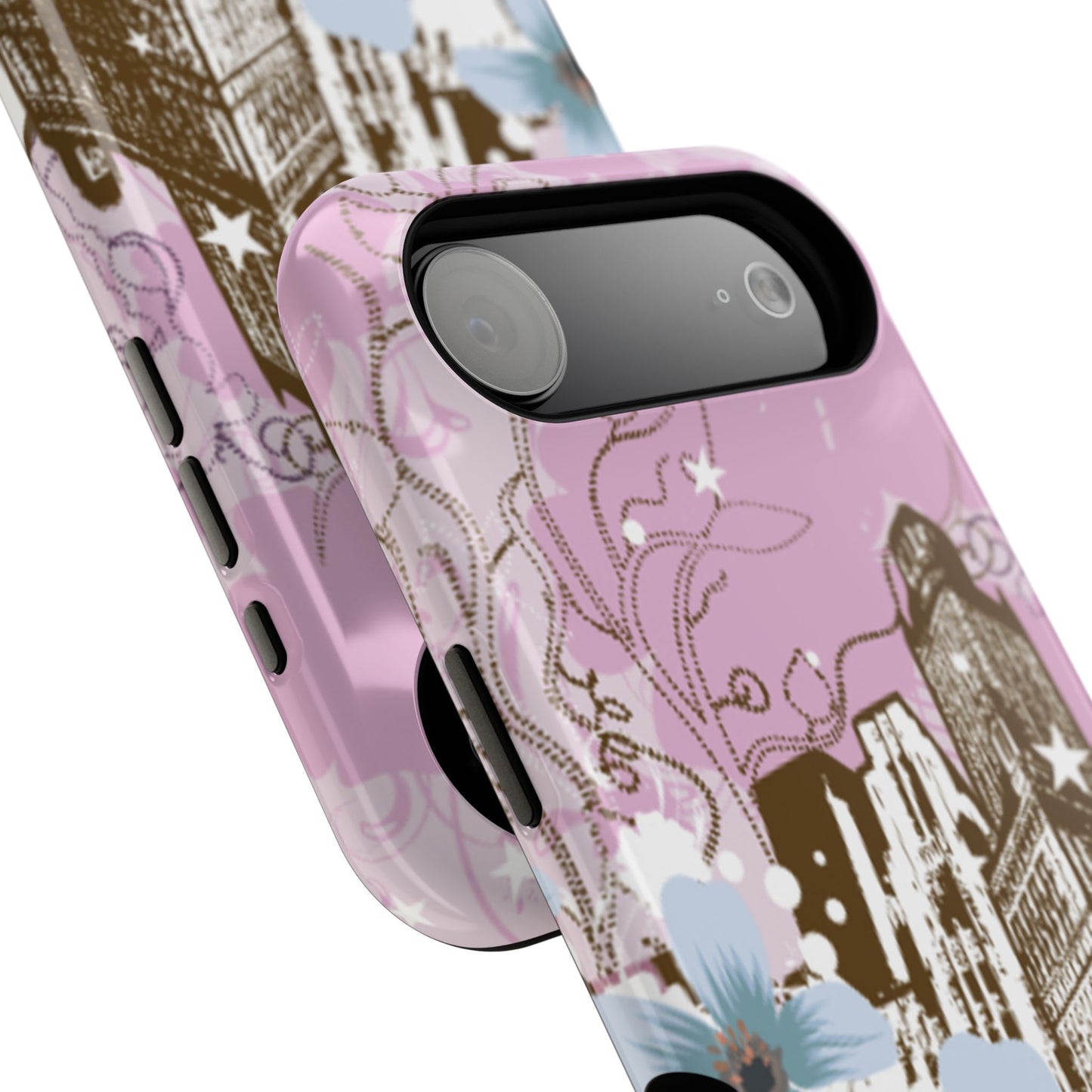 Purple City Tough iPhone Case