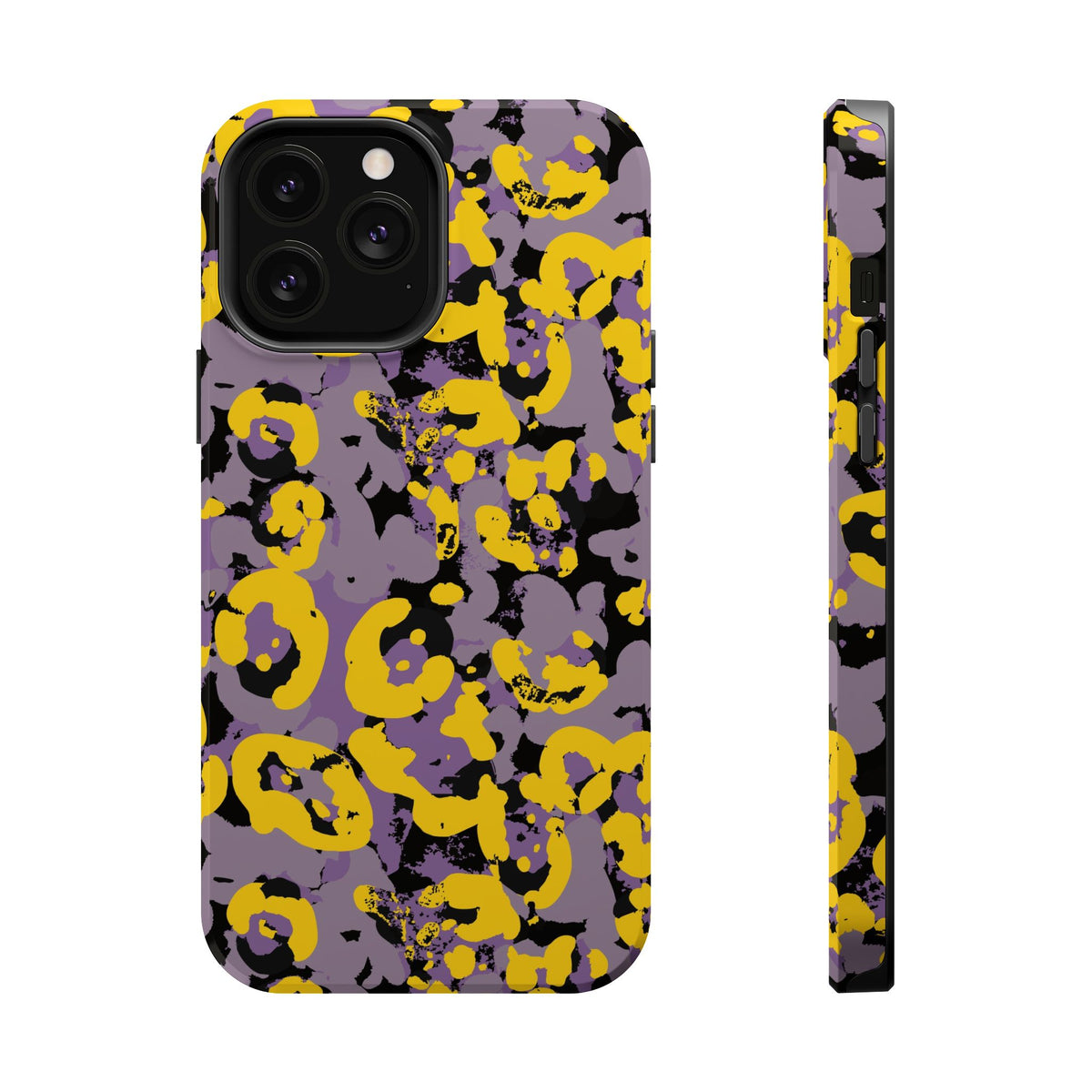 Yellow Leopard MagSafe Tough iPhone Case