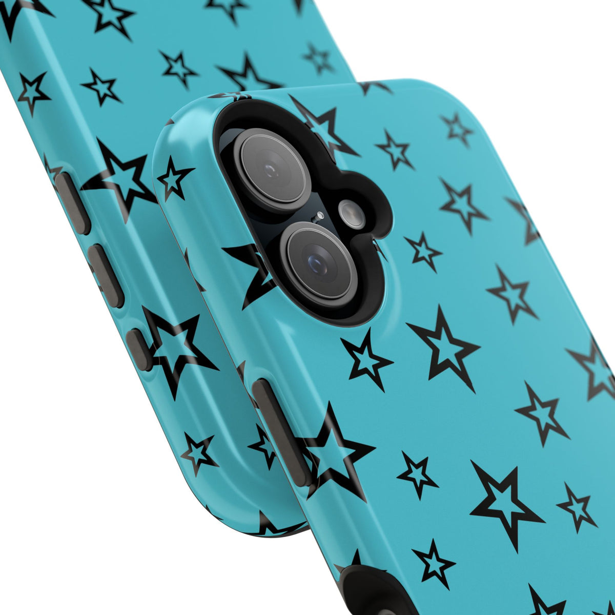 Turquoise Stars MagSafe Tough iPhone Case