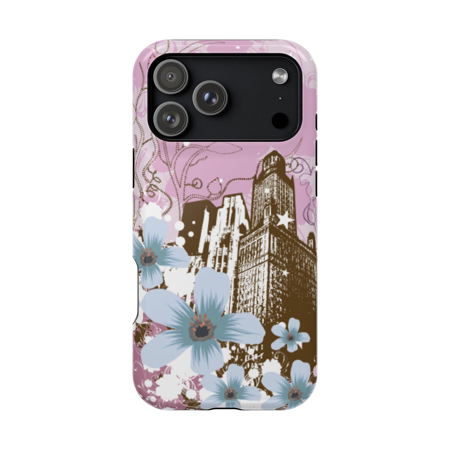 Purple City Tough iPhone Case