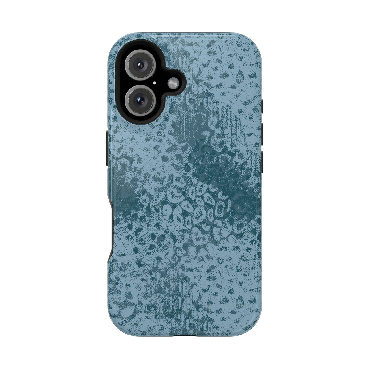 Blue Leopard MagSafe Tough iPhone Case