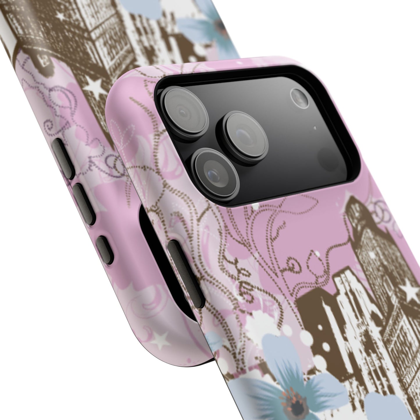 Purple City Tough iPhone Case