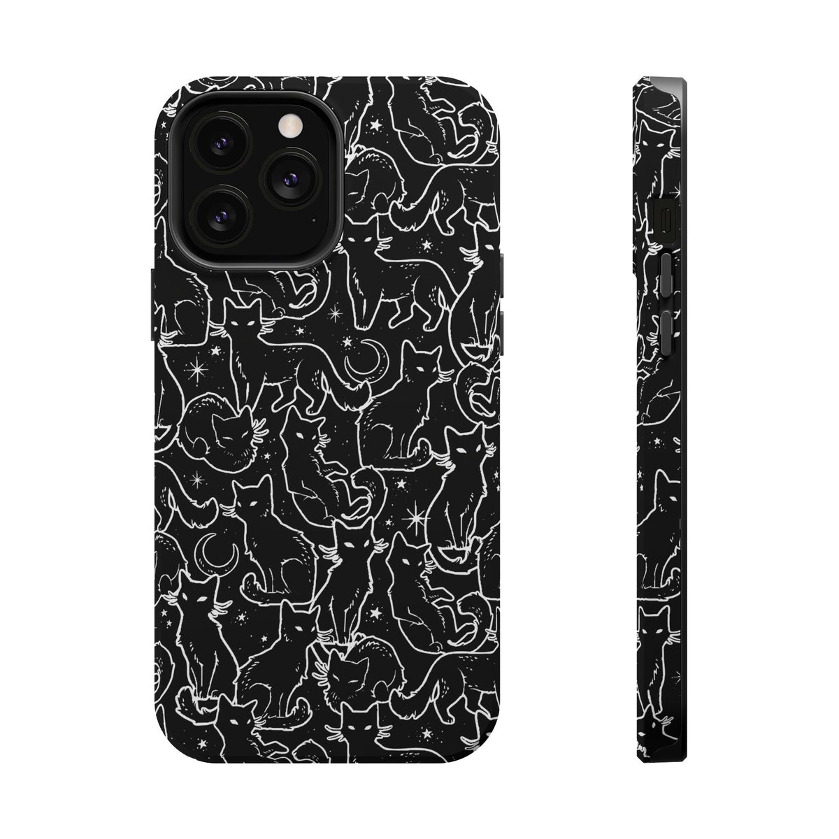 Black Cats MagSafe Tough iPhone Case