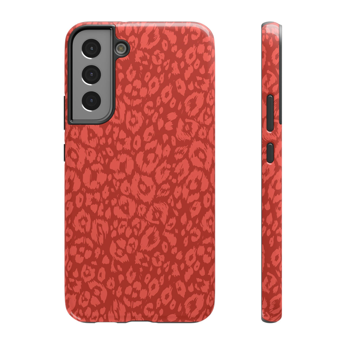 Red Leopard Tough Samsung Case