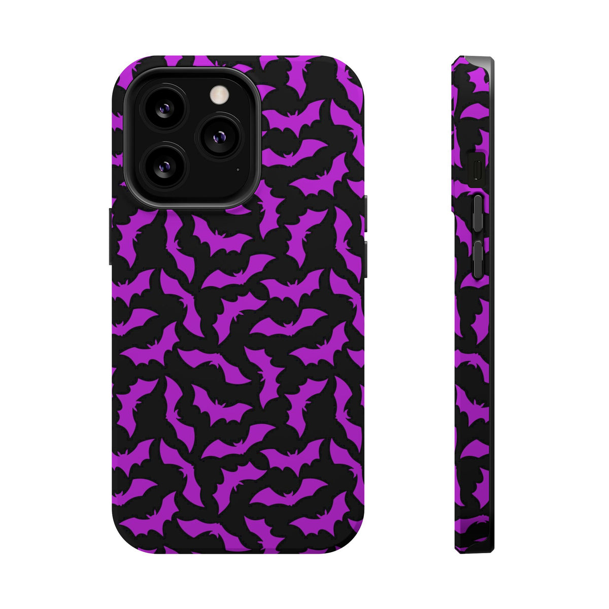 Purple Bats MagSafe Tough iPhone Case