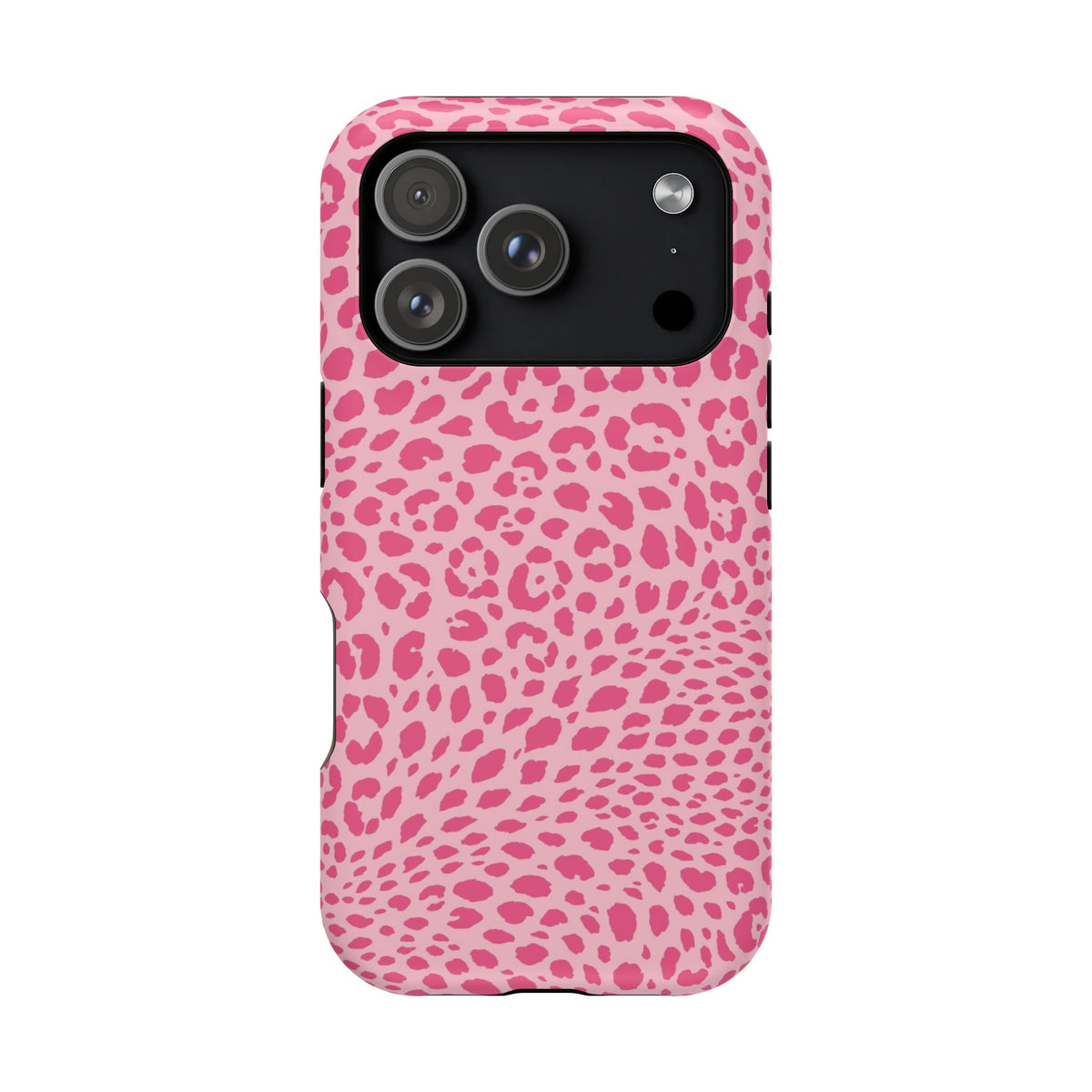 Light Pink Leopard MagSafe Tough iPhone Case