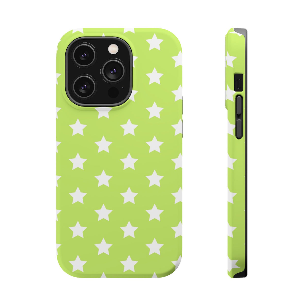 Green Stars MagSafe Tough iPhone Case