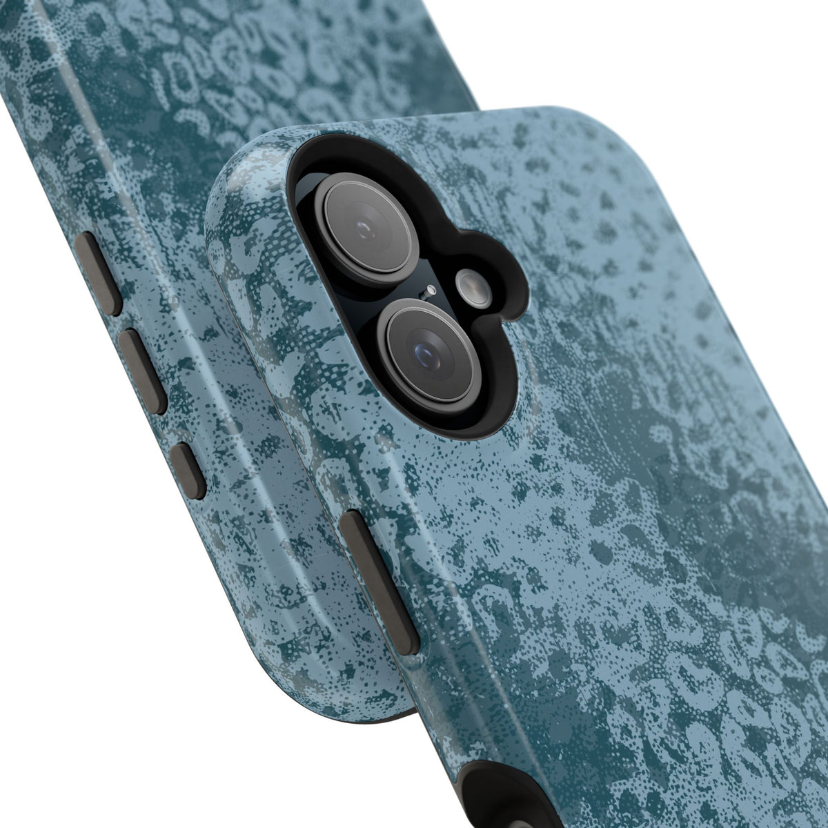 Blue Leopard MagSafe Tough iPhone Case