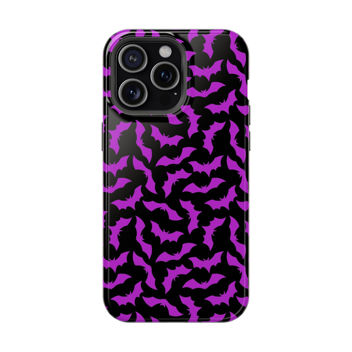 Purple Bats MagSafe Tough iPhone Case