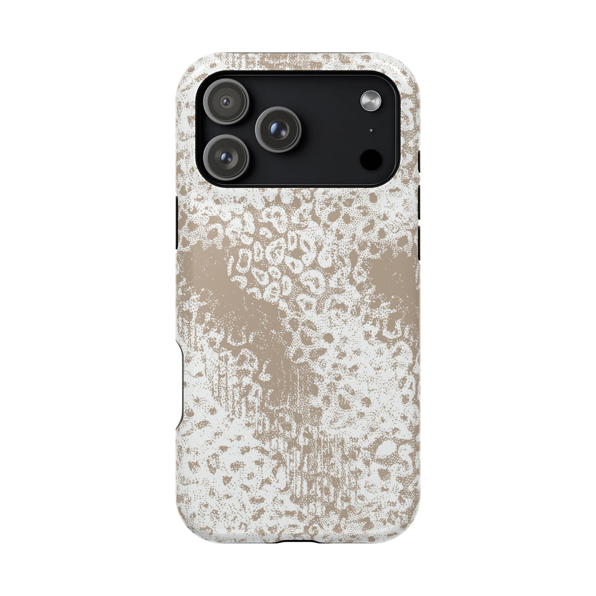 White Leopard MagSafe Tough iPhone Case